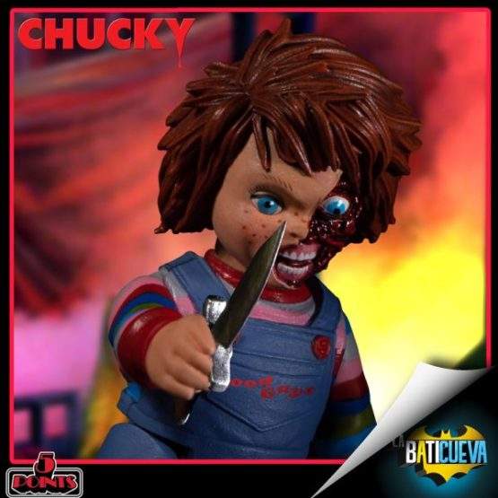CHUCKY DELUXE FIGURE SET MEZCO - Imagen 3