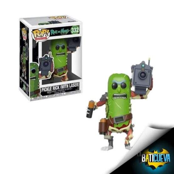 FUNKO POP PICKLE RICK (WITH LASER) #332