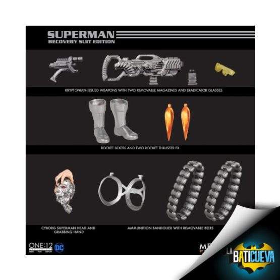 SUPERMAN RECOVERY SUIT EDIITION MEZCO TOYS - Imagen 3